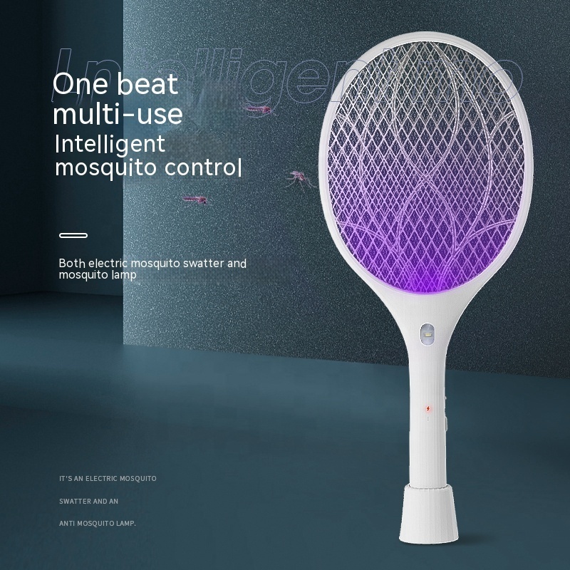 USB Racket Reject Mosquito LED Electric Anti Flies Swatter Bat Flies Killer Trap Mosquito Killer