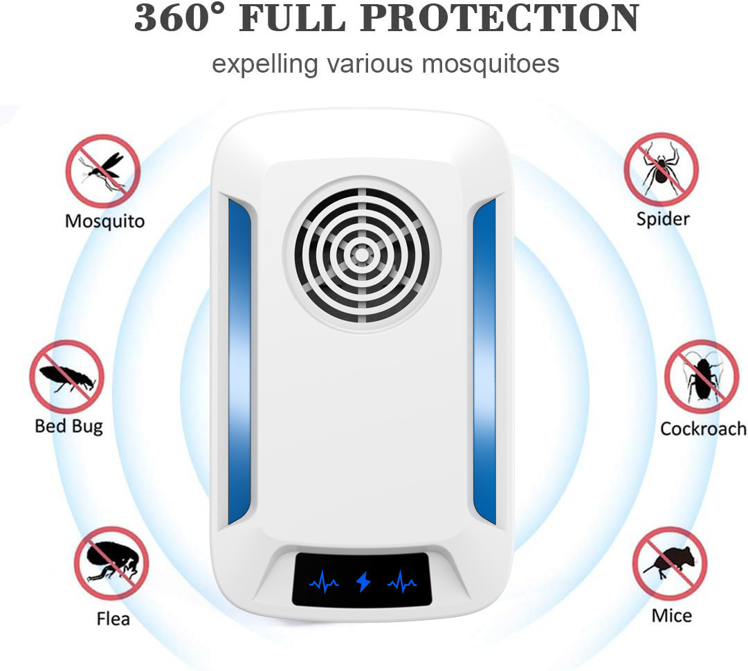 High Quality Wholesale  Electronic Ultrasonic Mosquito Insect rat repellent Device Indoor Pest Control