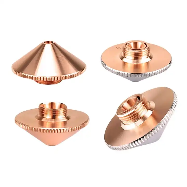 D28mm 3.0mm Fiber Laser Nozzle Copper Spray Nozzle Single Double Layer For Fiber Laser Cutting Machine