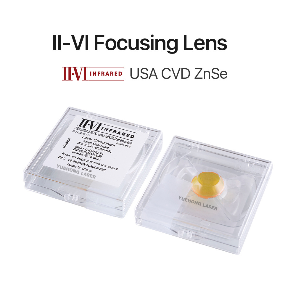 Factory Direct Sale original II-VI Laser Focus Lens For Co2 Laser Engraving and Cutting  Machine  Spare Parts