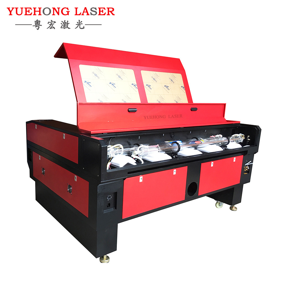 YUEHONG 1610 1810 1325 Garment Fabric Textile Auto Feeding Laser Cutting Machine For Sale