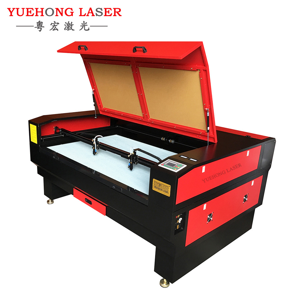 YUEHONG 1610 1810 1325 Garment Fabric Textile Auto Feeding Laser Cutting Machine For Sale