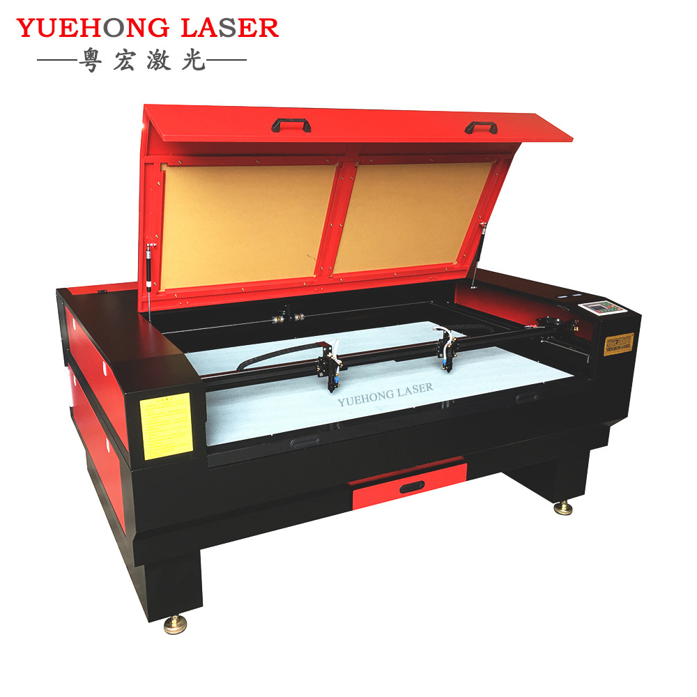 YUEHONG 1610 1810 1325 Garment Fabric Textile Auto Feeding Laser Cutting Machine For Sale