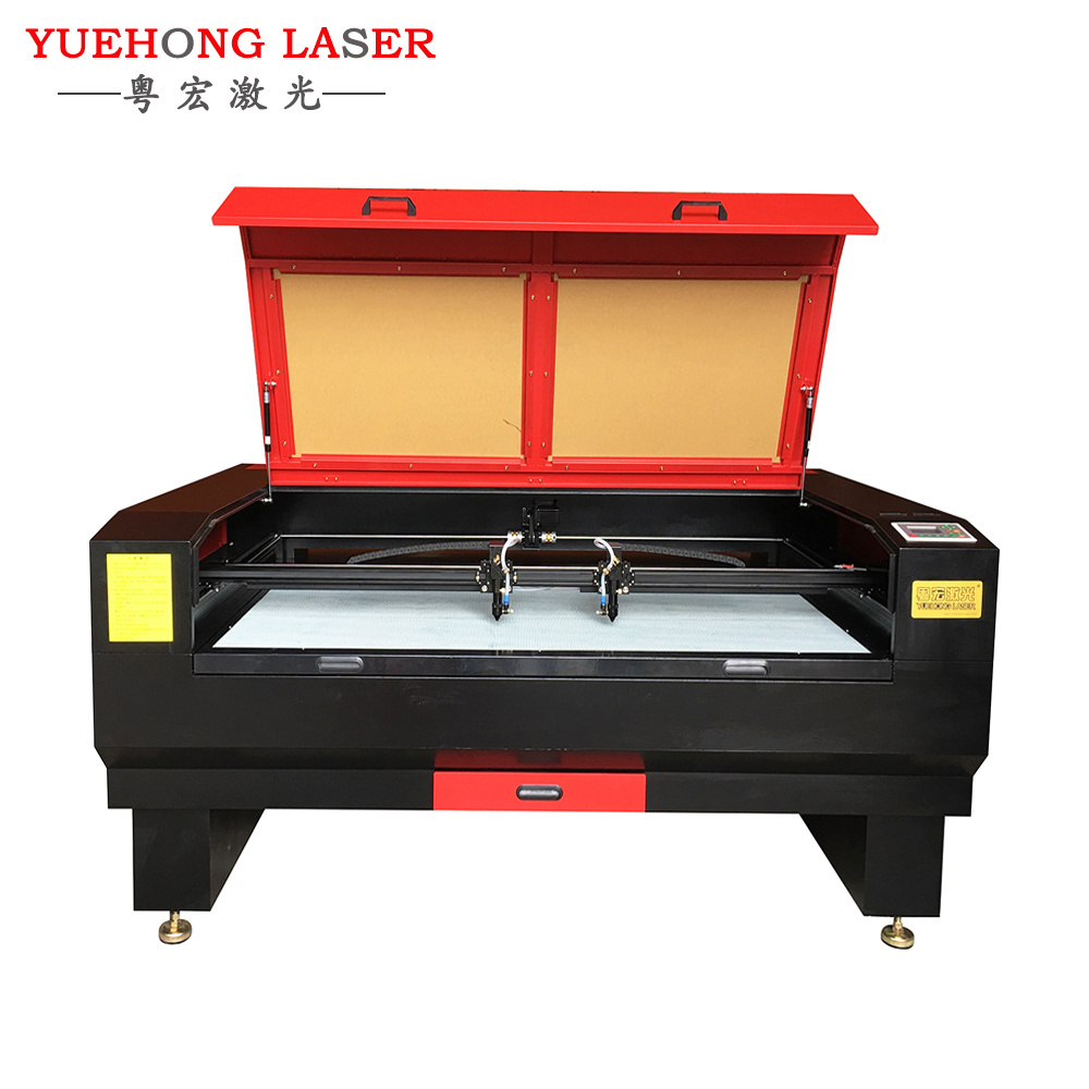 YUEHONG 1610 1810 1325 Garment Fabric Textile Auto Feeding Laser Cutting Machine For Sale