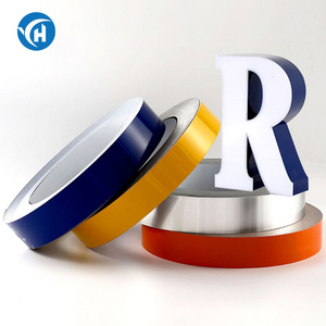 Manufacturer Aluminum Coating Coil Strips for 3d Channel Letters Adversting Signs Channelume Flat Aluminium Channel Letter Coil