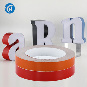 Coated Flat Edge Aluminum Coil Aluminum Coil Rolls Aluminum Strip For Signage Letter Trim