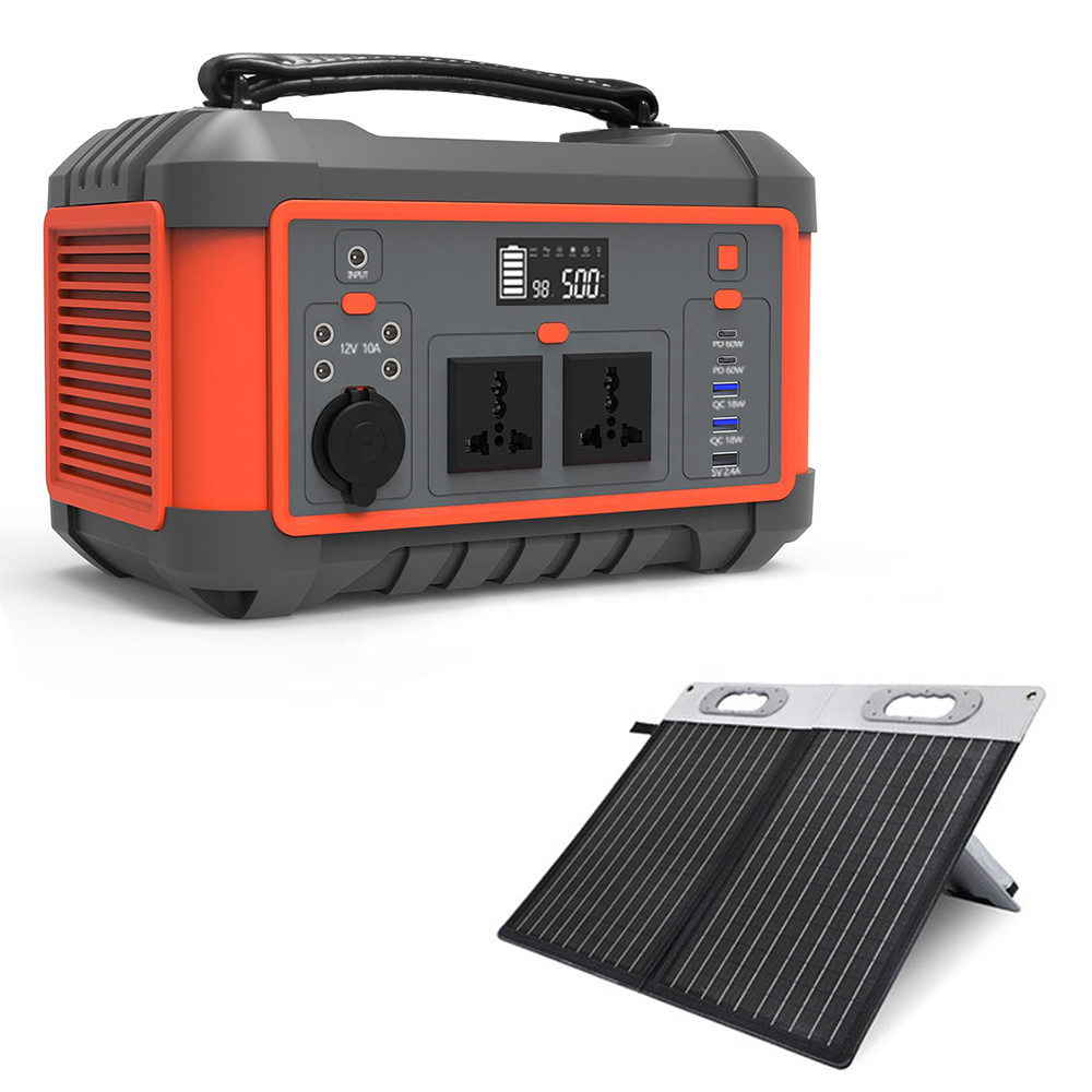 YOSHOPO Outdoor Camping 1200w 1008wh 110v 204v Lifep04 Battery Solar Generator Portable Power Station