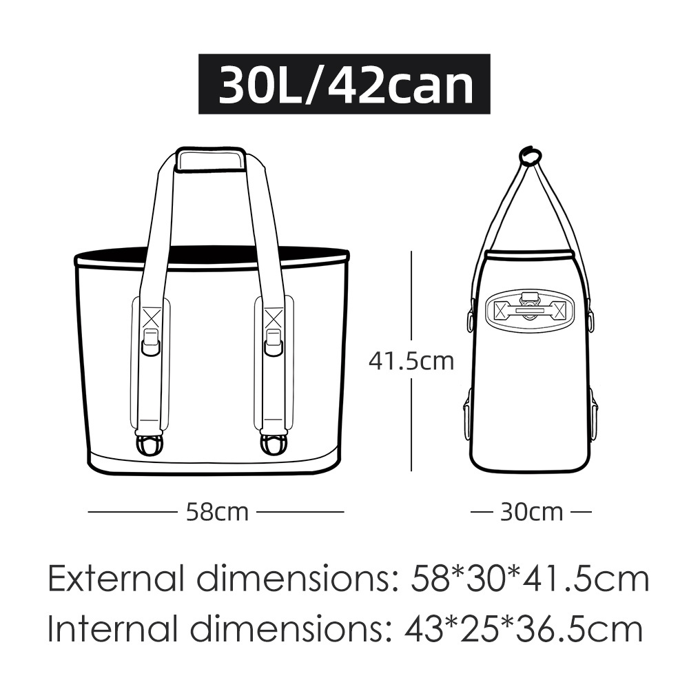 New Trend Picnic Insulated Soft Cooler Bag Latest Exclusive Design Waterproof Thermal RV Camper Cooler Bag