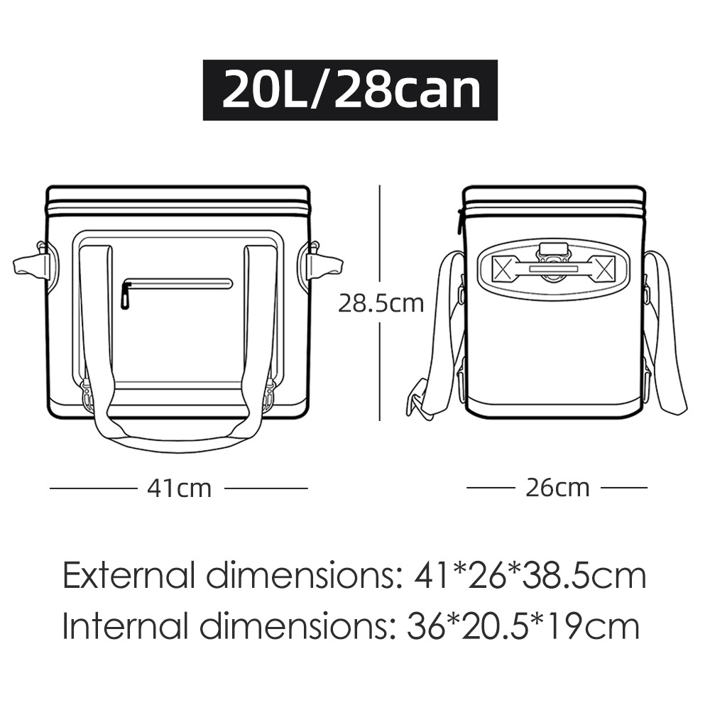 YETY Custom Insulated  Waterproof Soft Cooler Bag Camping Cooler cooler with bluetooth speakers