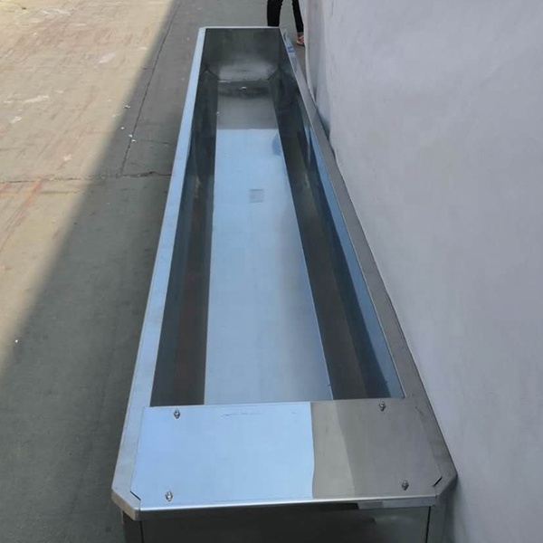 Automatic customized stainless steel constant water tank cattle drinking trough