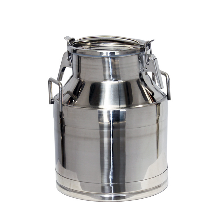 transparent milk pail bucket 26 gallon stainless steel milk can boilers