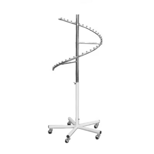 2024 Hot Multi-application Spiral Clothing Rack Display Stand Hair Extension Holder for Stores Barber Shop Display