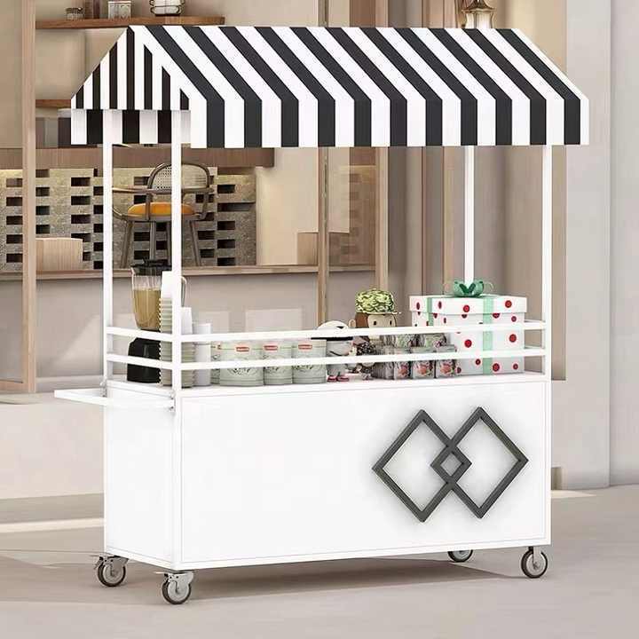 Factory Customized Size Flower Cart Display Candy Cart For Wedding Party Decoration