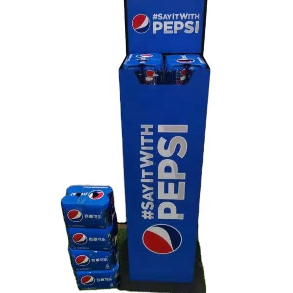 2 rows beer auto-lift display rack  drink  automatic rising-lowering  display stand  Pepsi automatic elevator display shelf