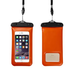 2024 WaterProof Bag PVC Mobile Phone Cases Clear Pouch Case Water Proof Cell Phone Bag With Lanyard