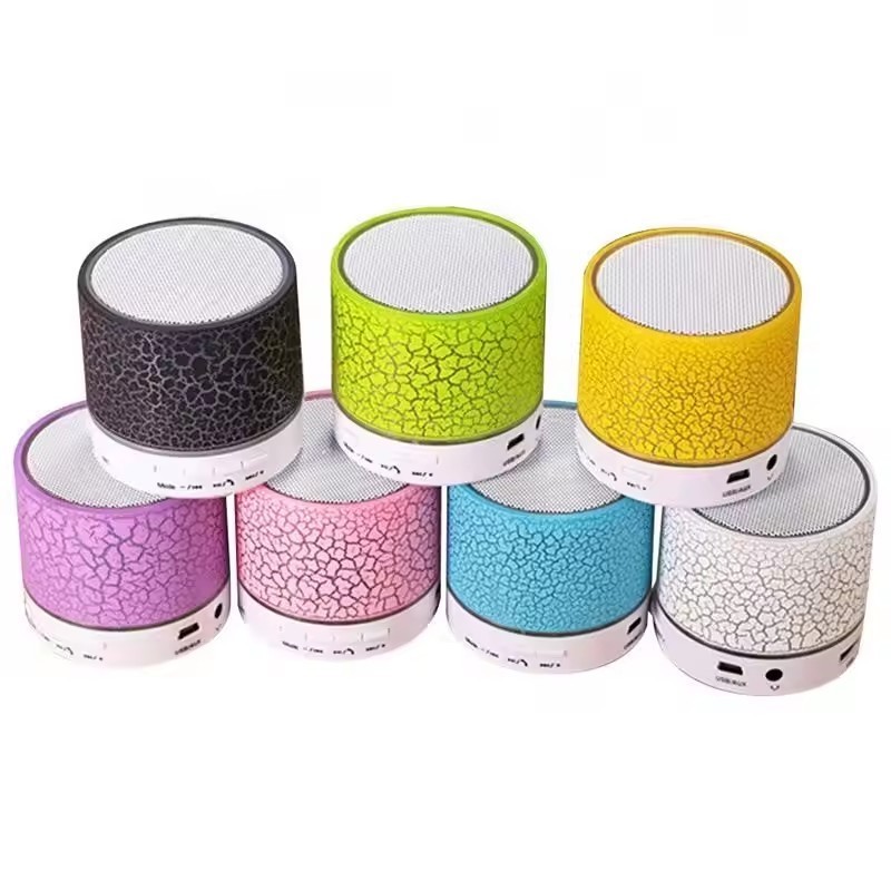 A9 Portable Wireless Mini BT Speaker New Cracked BT Speaker LED Subwoofer