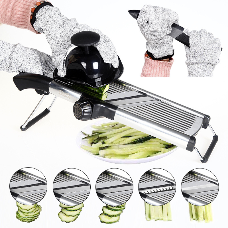 Multi Functional stainless steel Easy Use Slicer Potato vegetable Mandoline Slicer