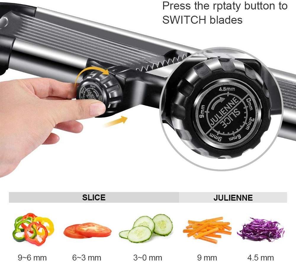 Multi Functional stainless steel Easy Use Slicer Potato vegetable Mandoline Slicer