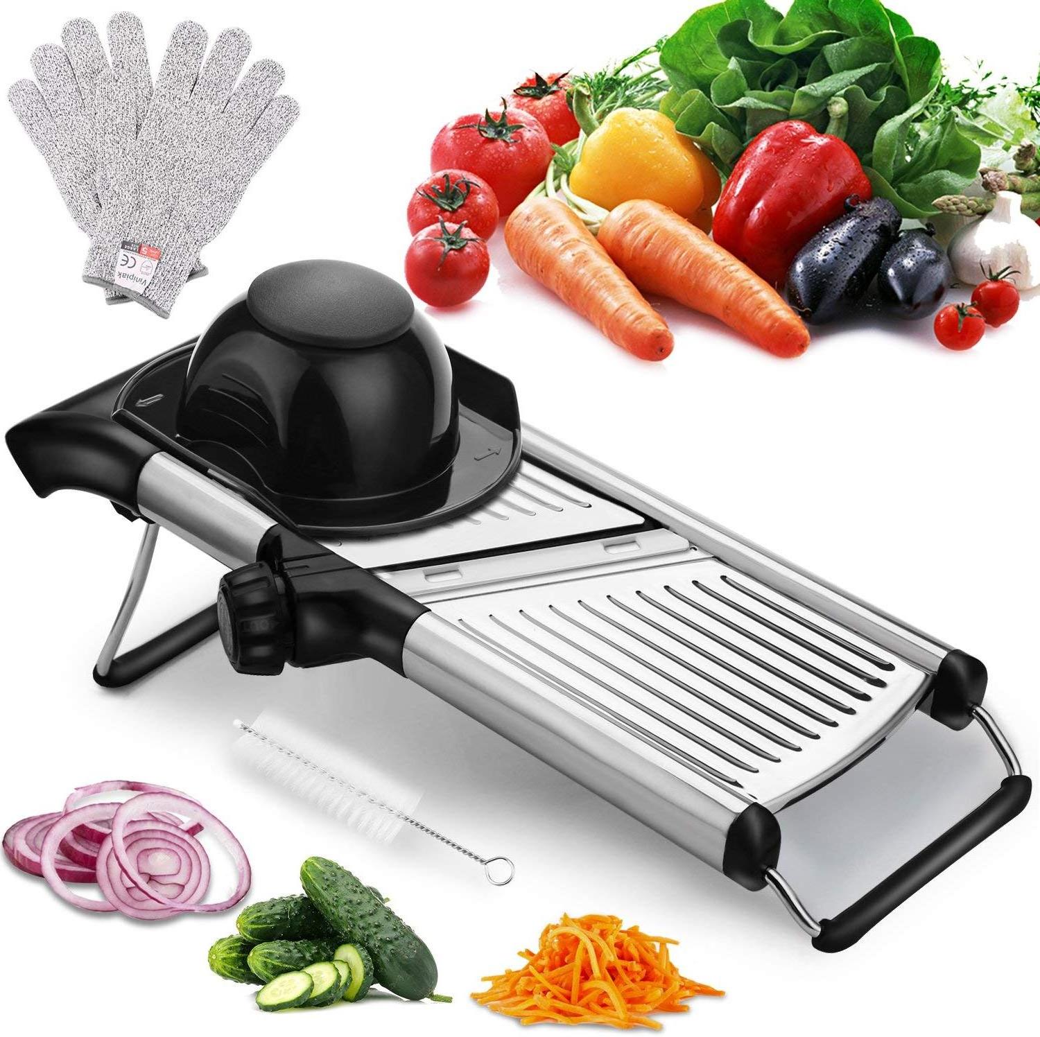 Multi Functional stainless steel Easy Use Slicer Potato vegetable Mandoline Slicer