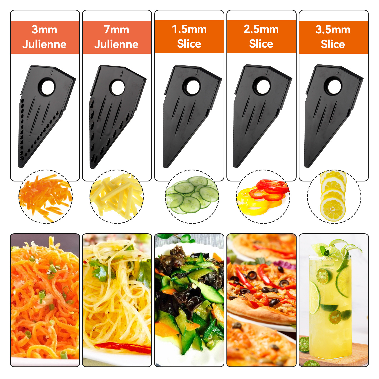 New v blade stainless steel multi vegetable cutter vegetable slicer mandoline slicer set