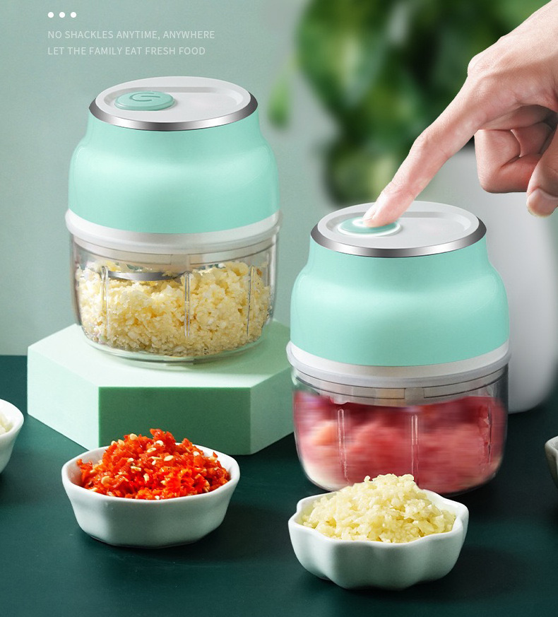 Mini Chopper, 250ml Garlic Chopper