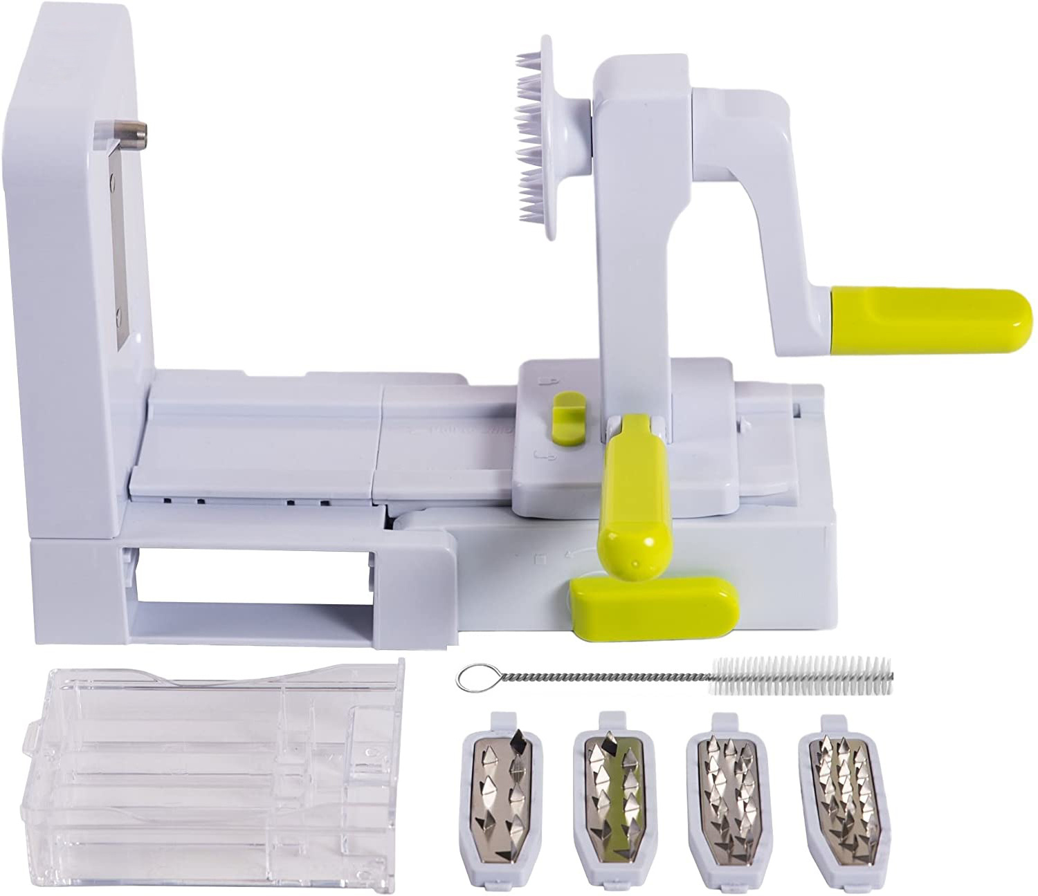 Spiralizer 5-Blade spiralizer / vegetable spiral slicer, Strongest-and-Heaviest Duty, Best Veggie Pasta & Spaghetti Maker