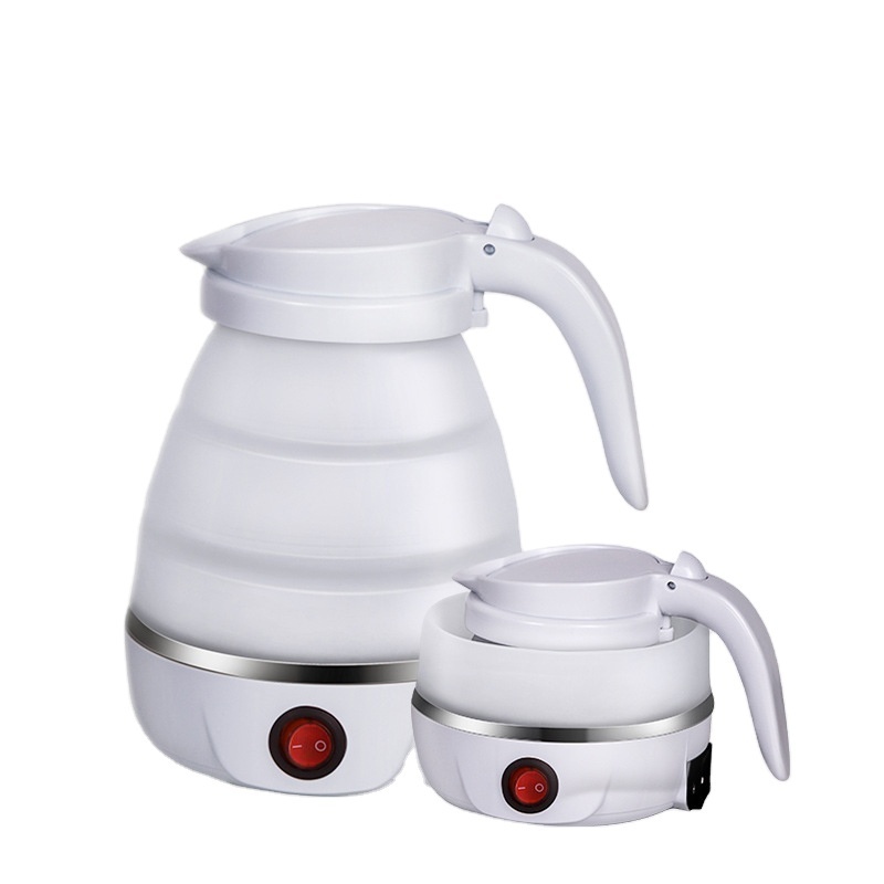 Foldable kettle, Portable Foldable Electric Kettle for Travel Silicone Electric Water Heater Collapses with Separable