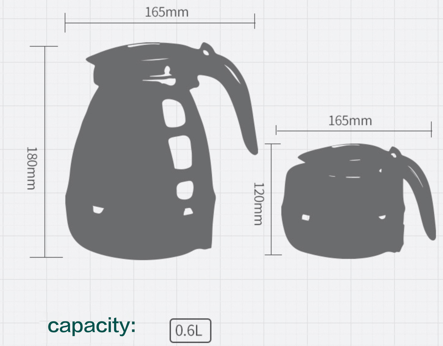 Foldable kettle, Portable Foldable Electric Kettle for Travel Silicone Electric Water Heater Collapses with Separable