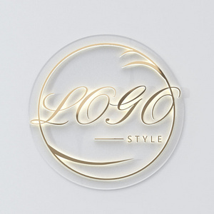 Best Selling Product Gold 3d Led Backlit Letter Sign Hair Studio Signage Wall Decor Company Name Sign