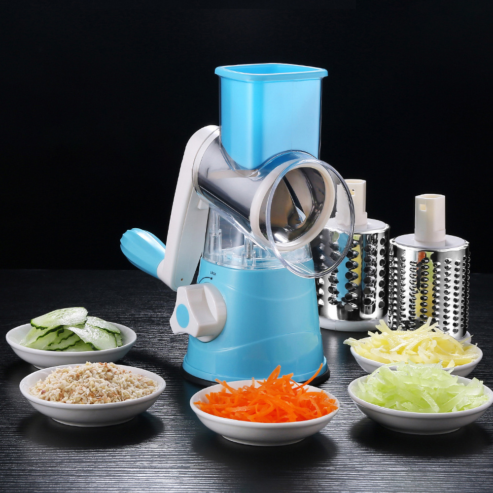 Kitchen Helper Multifunction Vegetable Cutter Onion Hand Crank Potato Veggie Chopper Mini Manual Food Chopper