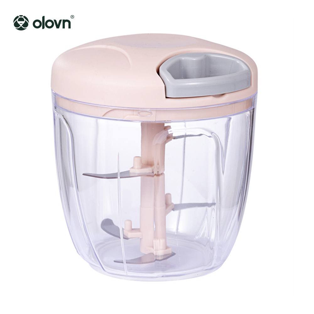 Commercial Salad Multi Functional Bowl Manual Hand Garlic Velo Pull Mini Bicicleta Meat Vegetable Onion Food Chopper