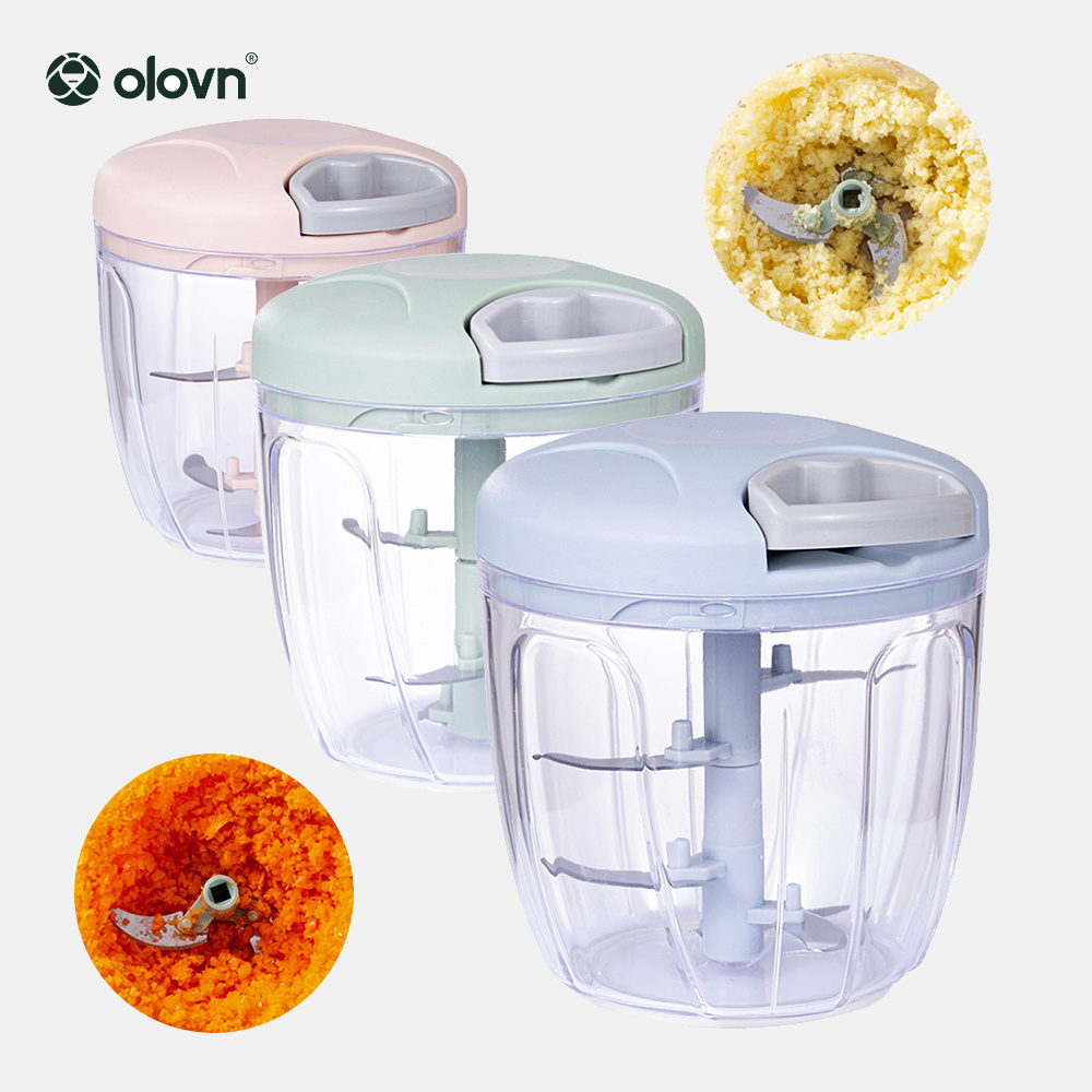 Wholesale Commercial Salad Multi Functional Bowl Manual Hand Garlic Pull Mini  Meat Vegetable Onion Food Chopper