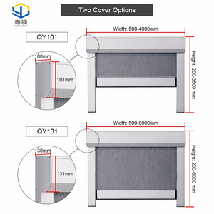 Custom Motorized Outdoor Patio Solar Screens Zip Track