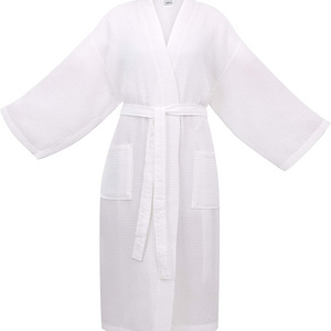 Kimono Waffle Wholesale Designer High Quality Luxury Bathrobe Women Spa Shower Robe