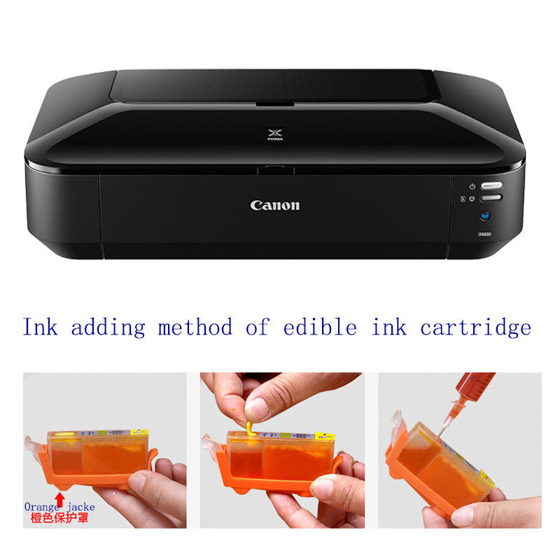 A4 A3 A3+food paper cake Edible ink cartridge for wholesale printer