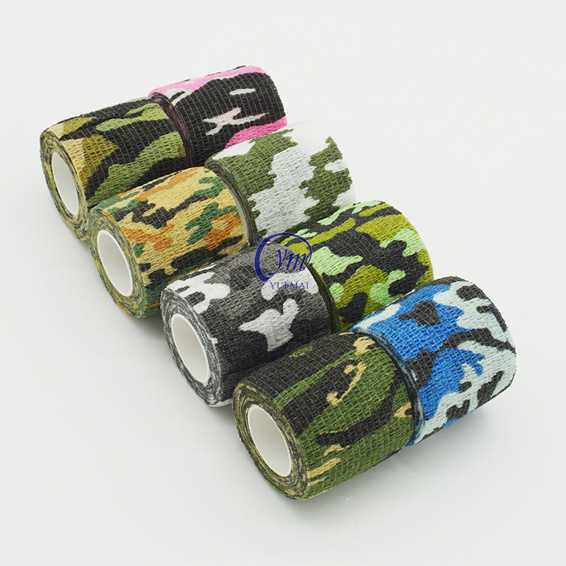 Yuemai Adhesive Free Camouflage Tape Self-adhesive Flexible Outdoor Hunting Camouflage Tape