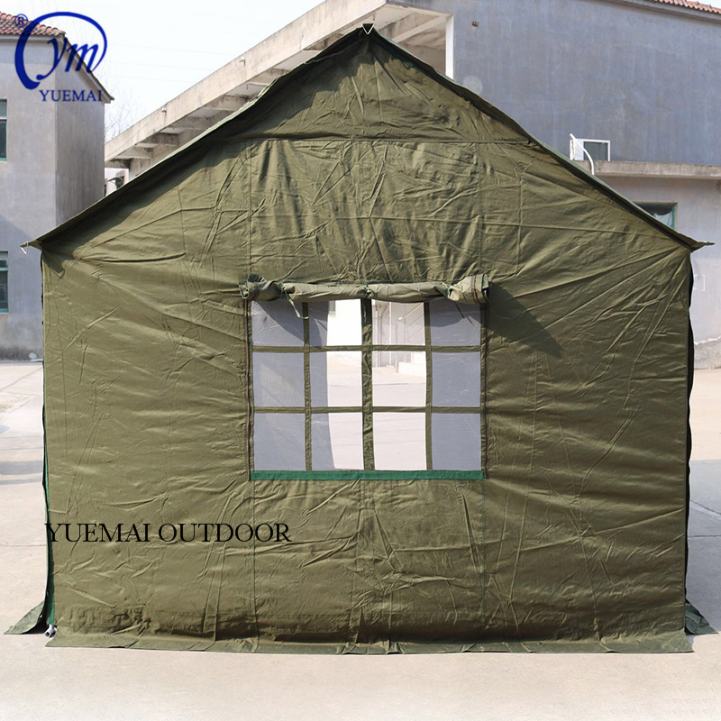 Wholesale Heavy Duty Waterproof Windproof Canvas Camouflage Outdoor Camping Medical Safety Desert Emergency Refugee Tent