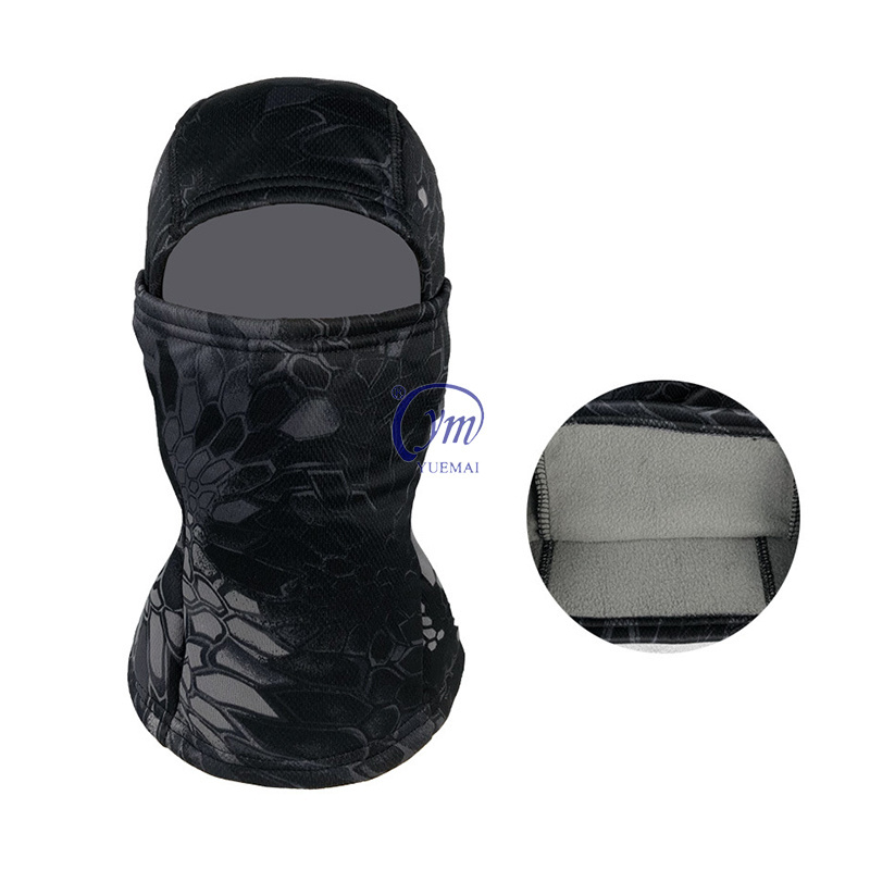 Winter Ski Mask Camouflage Thermal Fleece Balaclava Heavyweight Fleece Hood Snow Gear for Men & Women