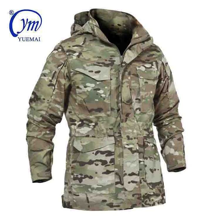 Wholesale  Hot selling Custom New fashion mens Safety overcoat camouflage waterproof jacket