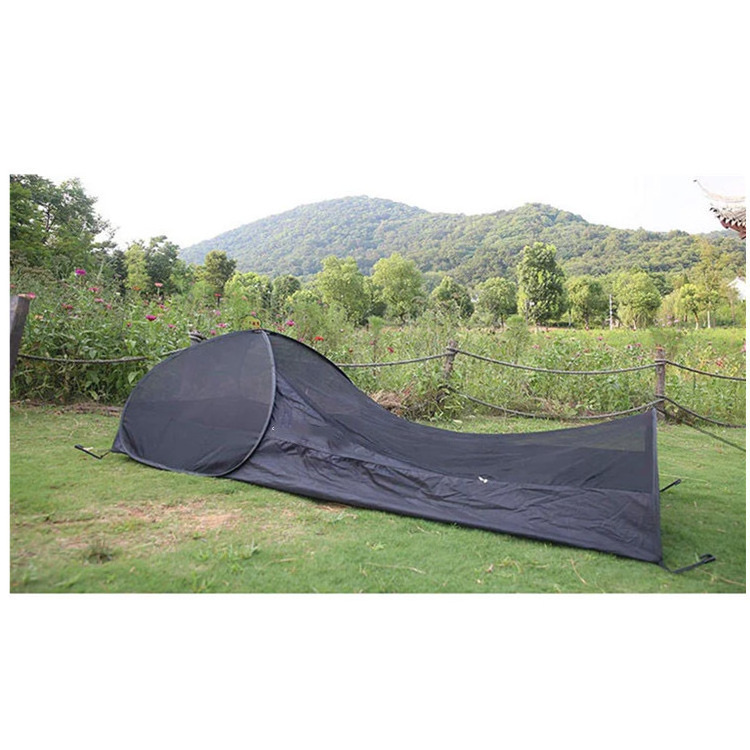 Factory Hot Sale Outdoor Rest Tent With Mosquito nets Portable Black Ultra light Camping Tent