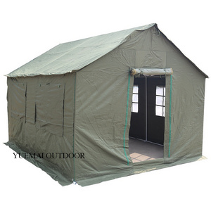 Wholesale Heavy Duty Waterproof Windproof Canvas Camouflage Outdoor Camping Medical Safety Desert Emergency Refugee Tent