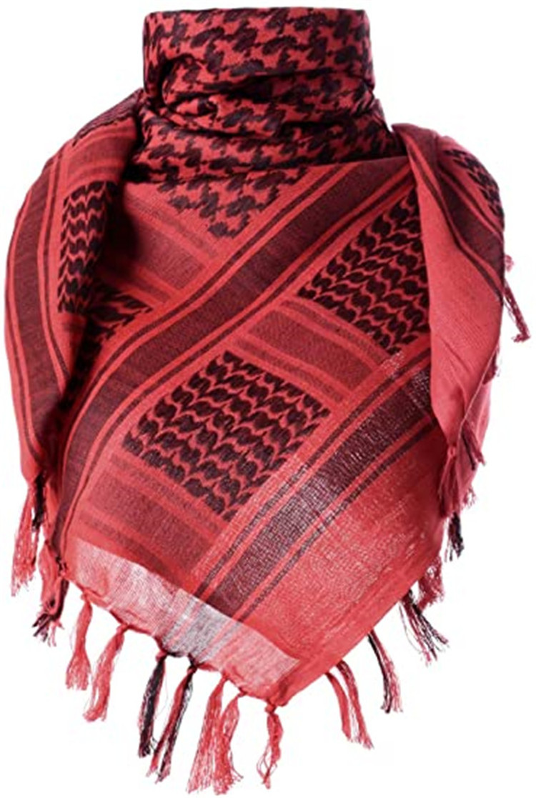 Lightweight  Safety Arab Tactical Shemagh KeffIyeh Scarf Thicken Head Wrap