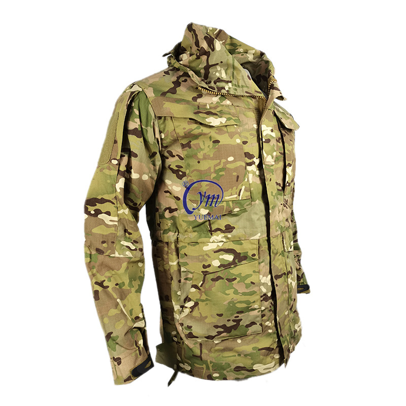 Wholesale Winter Thick Men's Hooded Coats Camouflage Jacket Windbreaker Tatcical Parka