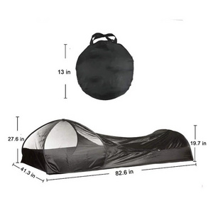 Factory Hot Sale Outdoor Rest Tent With Mosquito nets Portable Black Ultra light Camping Tent