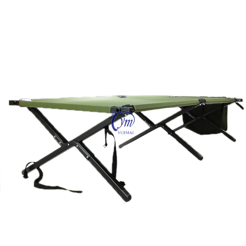 YUEMAIE 86in Tactical Camping Cot Easy-to-Assemble Folding Cot Great for Camping Lounging Elevated Sleeping