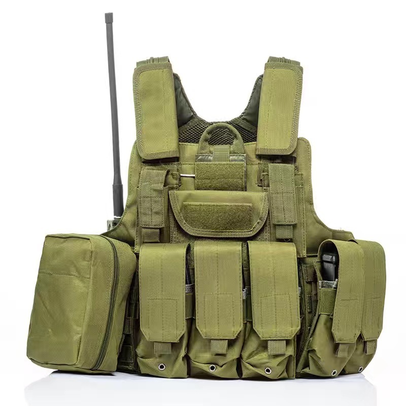 High Quality Custom Security Fashion Green Add Insert Tactical Vest For Shooting