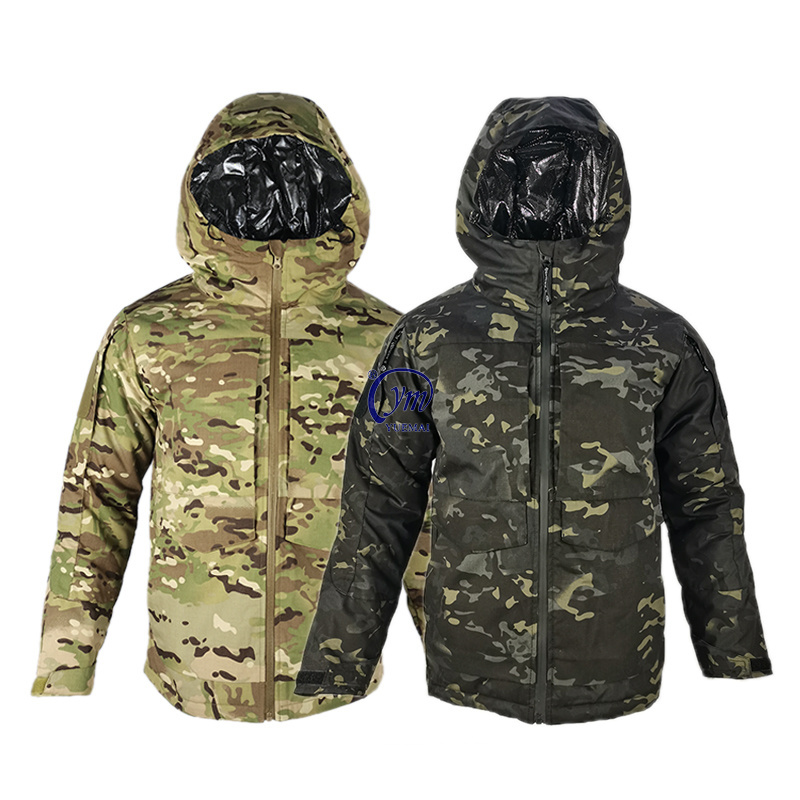 Windproof Waterproof Heat Reflection Waterproof Man Winter Camouflage Tactical Jacket For Outdoor Hiking Hunting