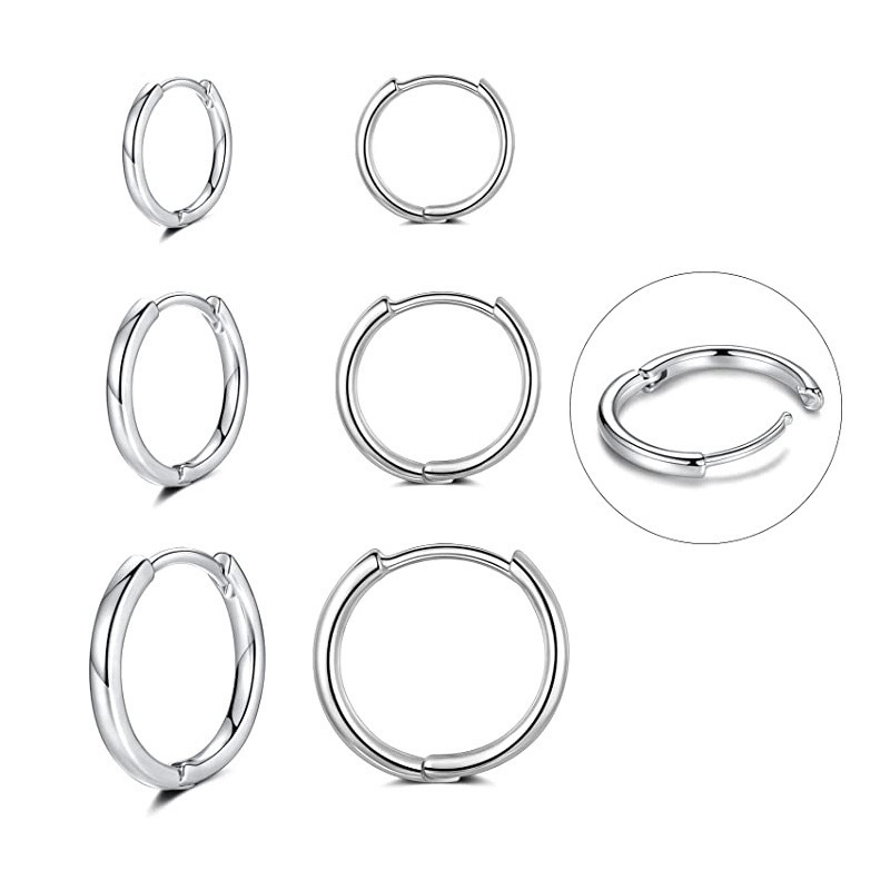 DIY high quality 1.6/2.0 mm 316L stainless steel 18k pvd gold plating earring hoop for jewelry ,wholesale jewelry ACCESSORIES