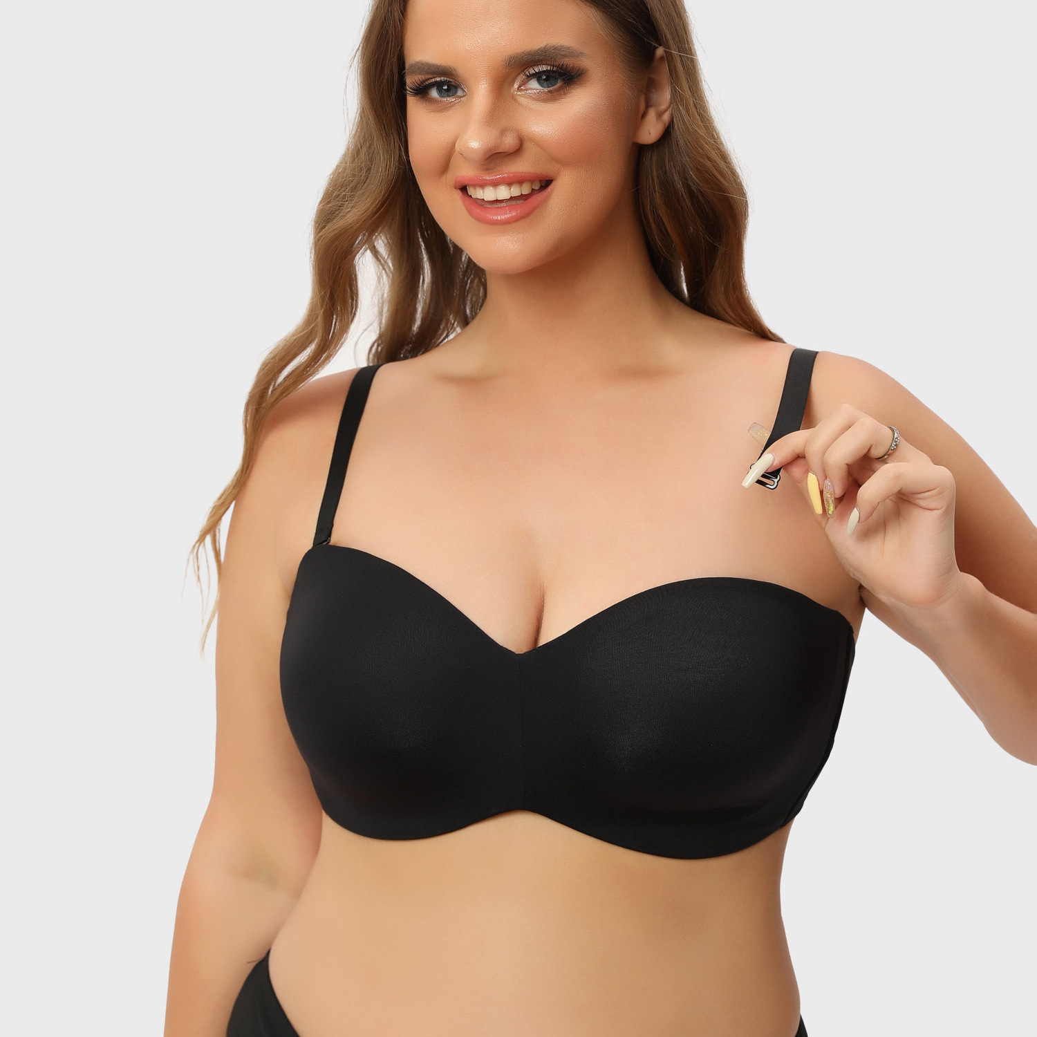 Cross-border independent station European and American seamless bra large size fat mm non-slip gathered comfortable under