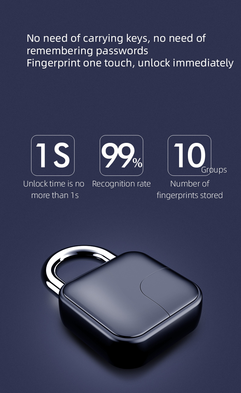 TUYA Bluetooth fingerprint padlock